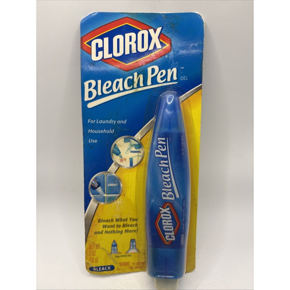 Vtg 2002 Clorox Bleach Pen Gel: For Laundry 2 Oz NEW Discontinued